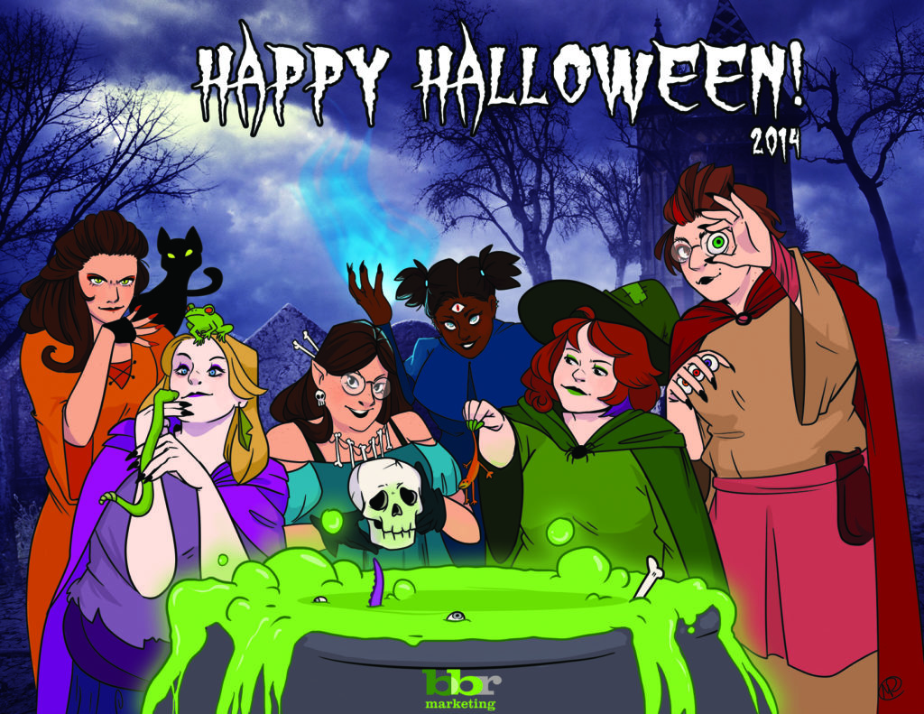 bbr marketing Halloween Witches eCard